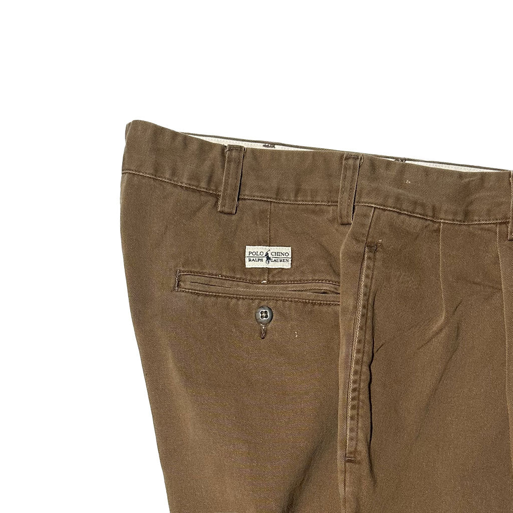 Ralph Lauren POLO by Ralph Lauren HAMMOND PANT, two-pleat chino pants, men's size W34 / eaa510567