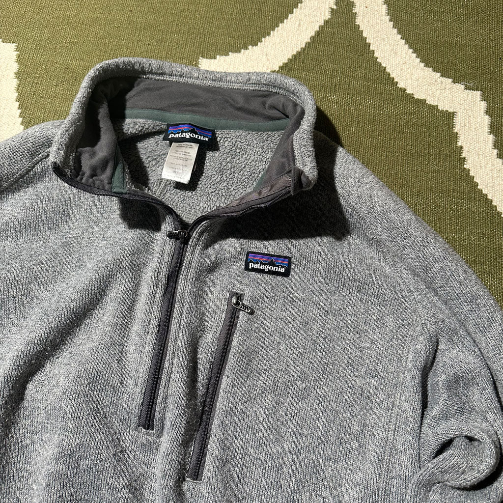 Patagonia Better Sweater 1 polyester turquoise blue Vintage Second Hand