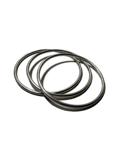 The “Karen”tribe Authentic handmade silver triple bangle