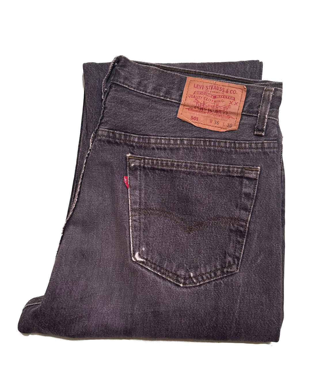 "90s Levi's 501" Black USA W36