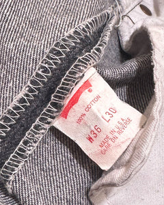 "90s Levi's 501" Black USA W36