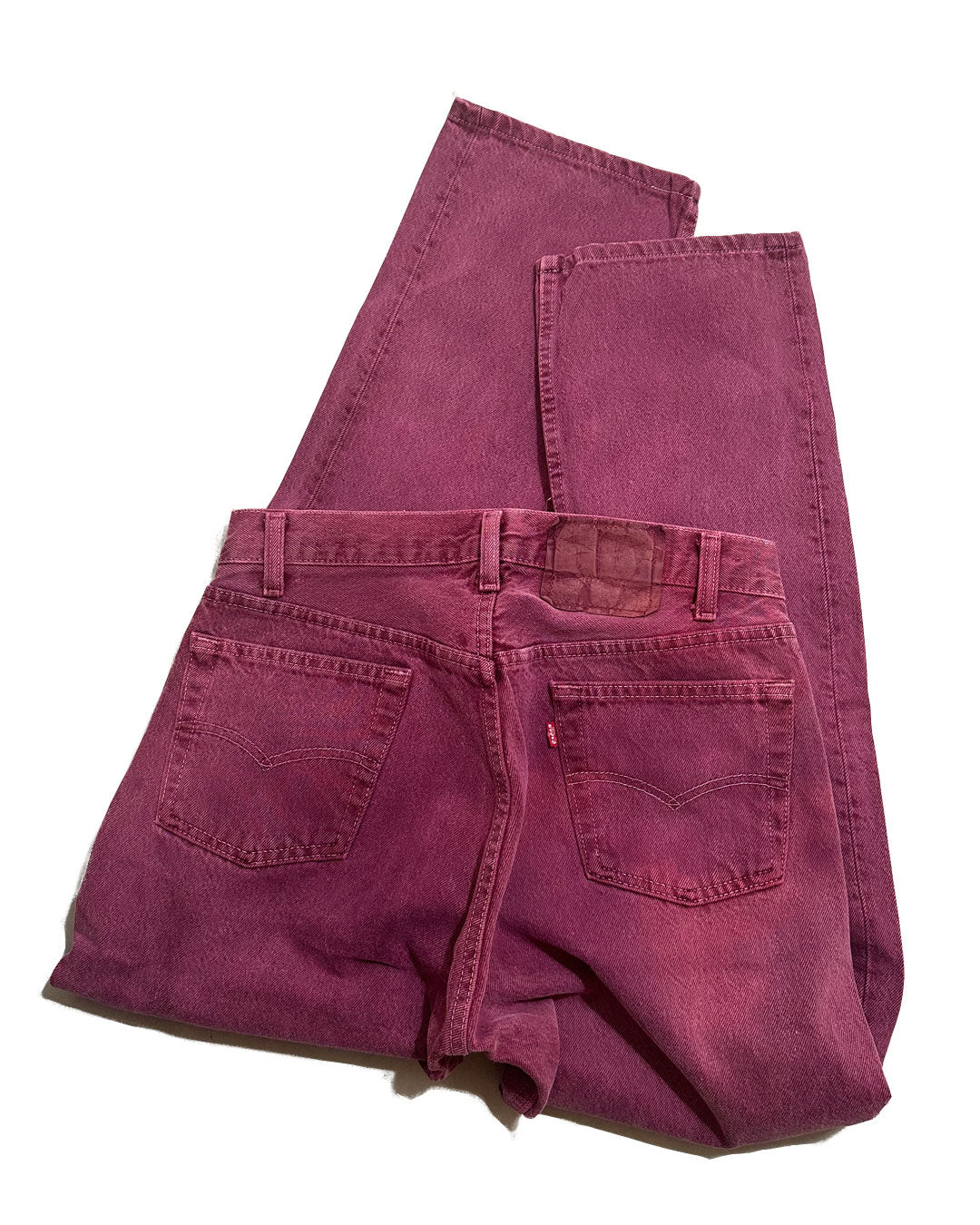 "90s Levi's 501" over dye