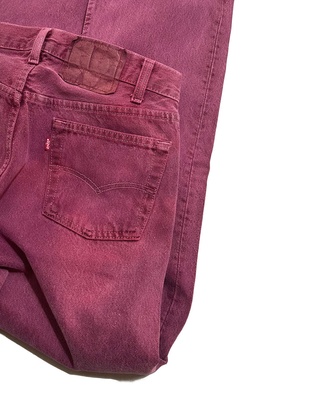 "90s Levi's 501" over dye