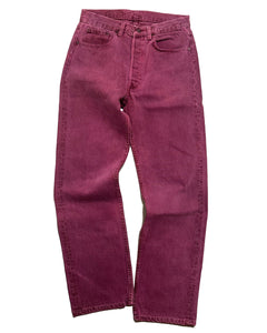 "90s Levi's 501" over dye