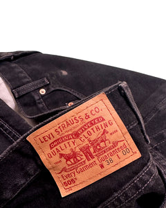 "Levi's 505" Black Denim Shorts USA
