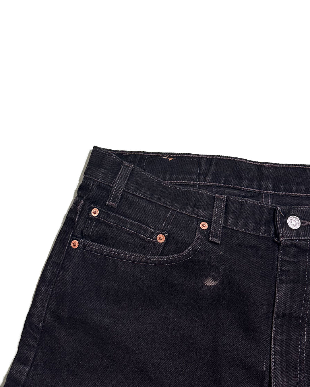"Levi's 505" Black Denim Shorts USA