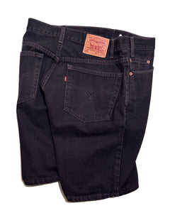 "Levi's 505" Black Denim Shorts USA