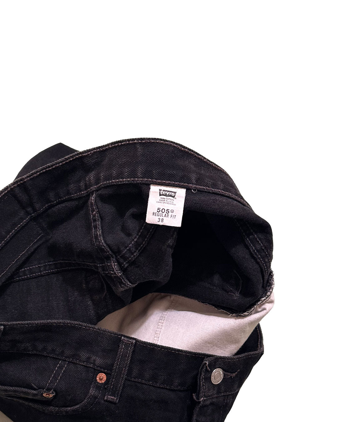 "Levi's 505" Black Denim Shorts USA