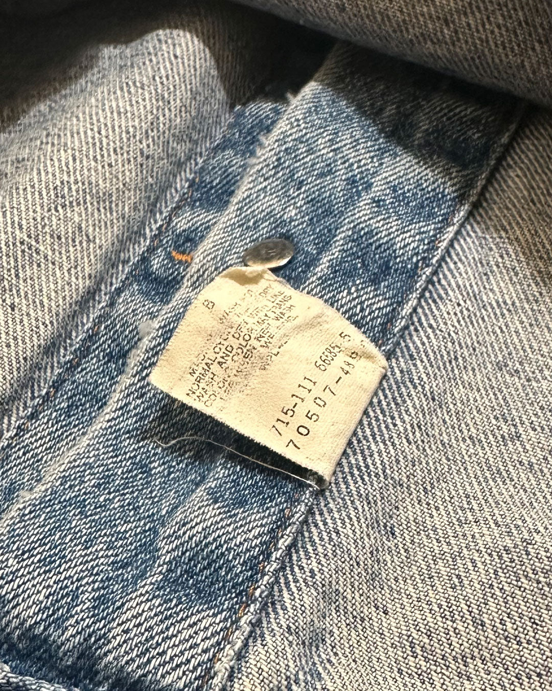 "80s Levi's 70507" Denim Jacket