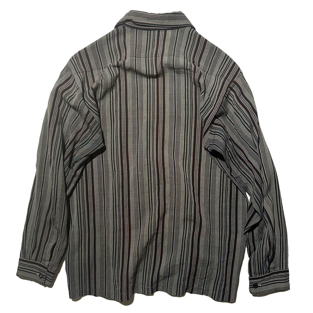 50s-60s Striped Rayon Loop Shirts