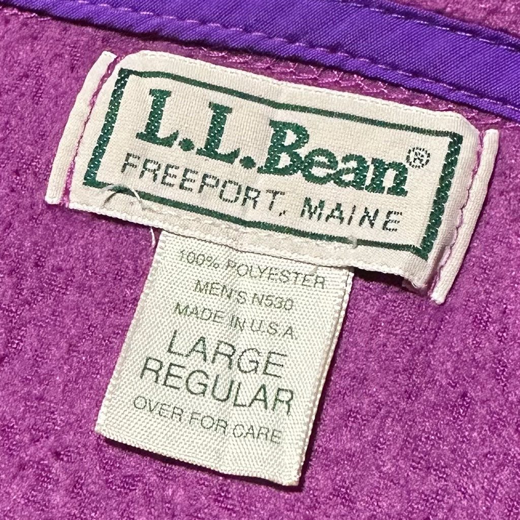 "90s L.L Bean" Half zip Fleece