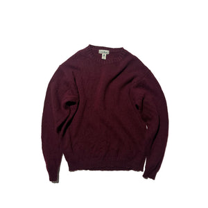 "80s L.L. Bean" Scotland Wool sweater