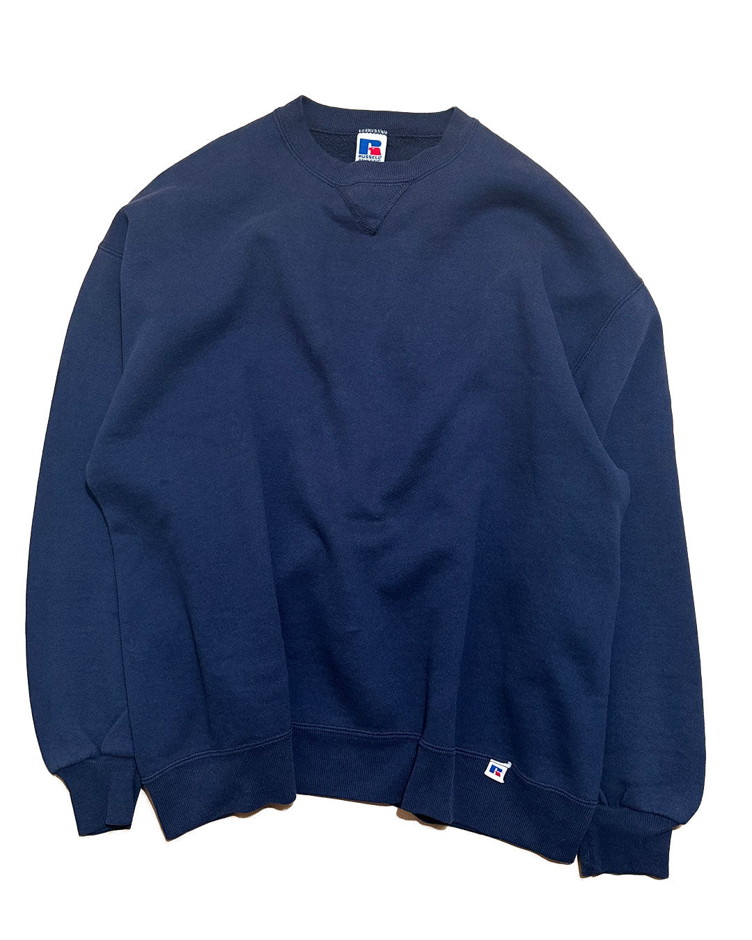 "80s-90s RUSSELL ATHLETIC" Sweat USA NAVY