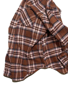 "70s BICMAC" Flannel Shirt BIG SIZE