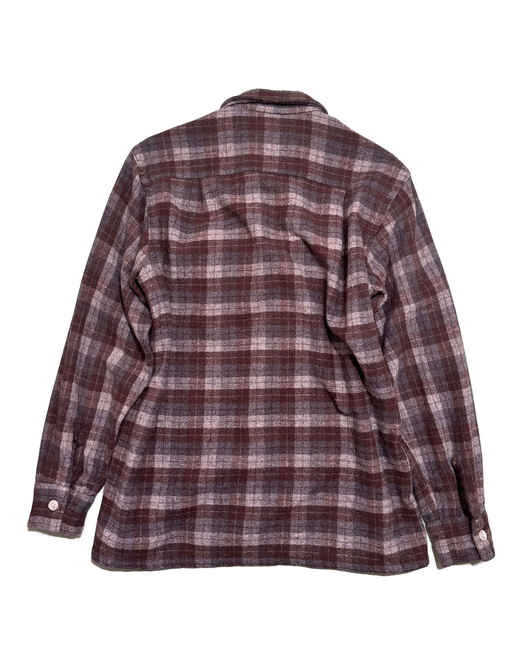 "60s- JACK FROST WOOLEN WEAR" Wool Shirt