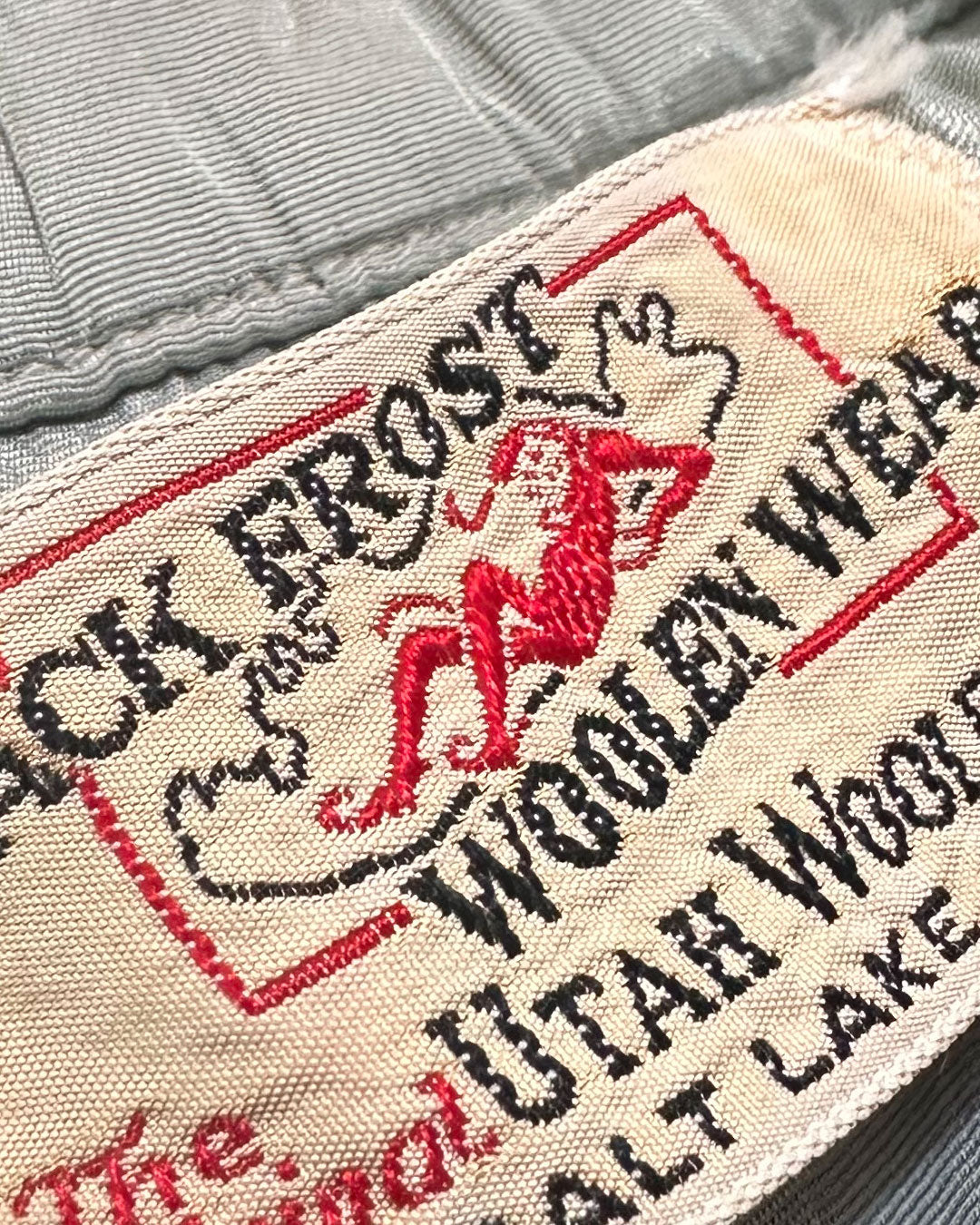 "60s- JACK FROST WOOLEN WEAR" Wool Shirt