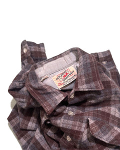 "60s- JACK FROST WOOLEN WEAR" Wool Shirt
