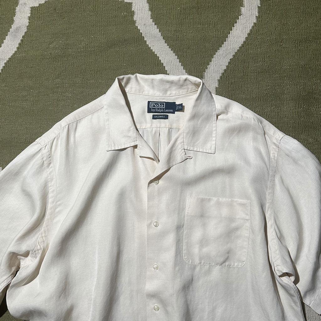 オーダ品90s Polo by Ralph Lauren CALDWELL リネンシャツ トップス