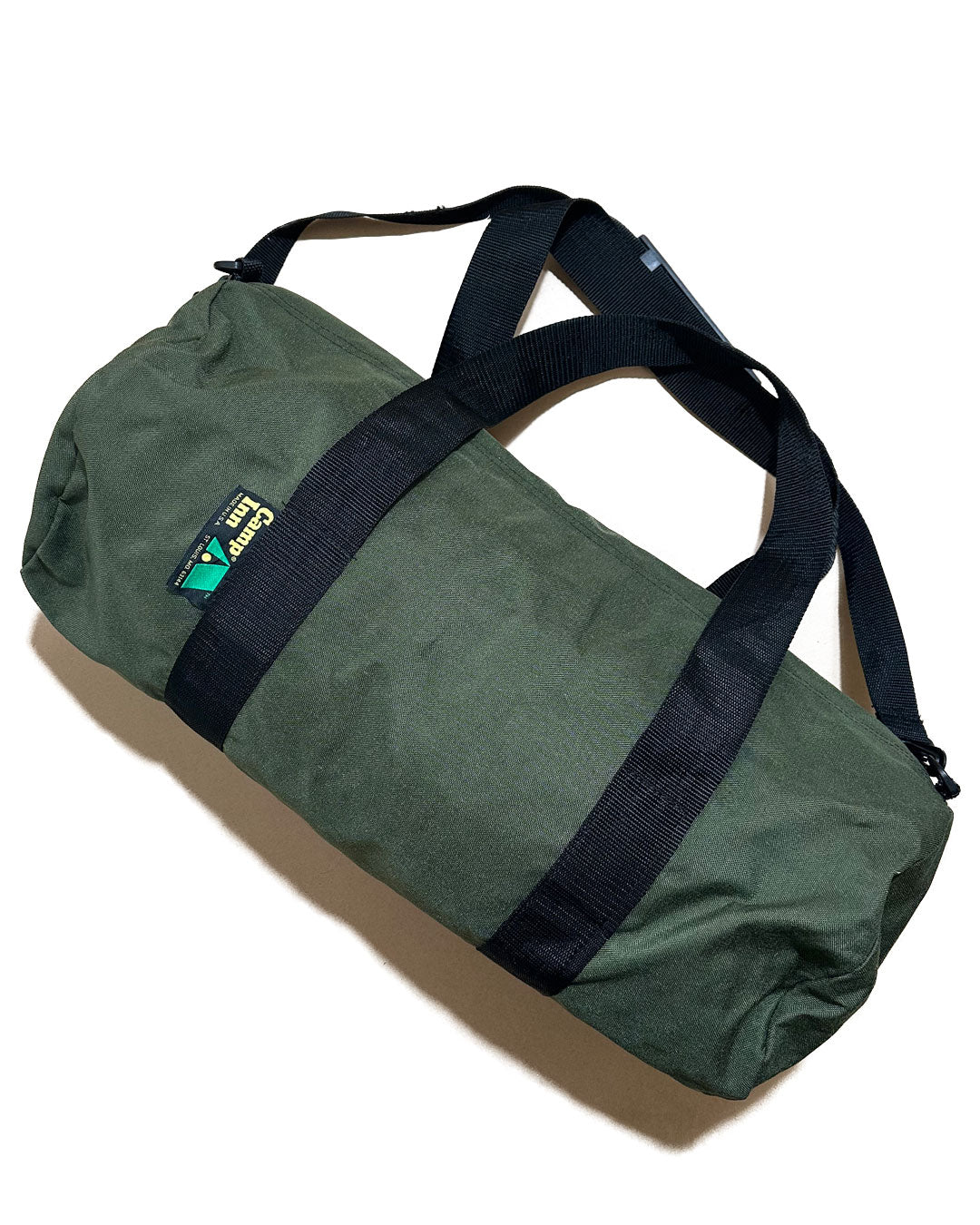 "80s Camp Inn” duffel bag