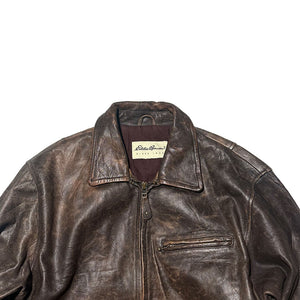 " 90s Eddie Bauer " Single Leather Jacket