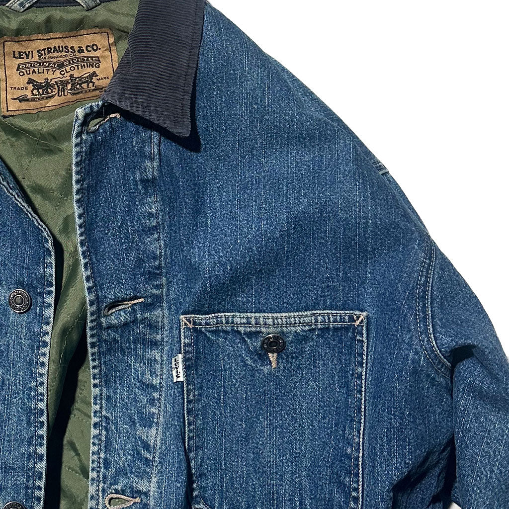 "90s Levi's " Quilting Liner Jean Jacket