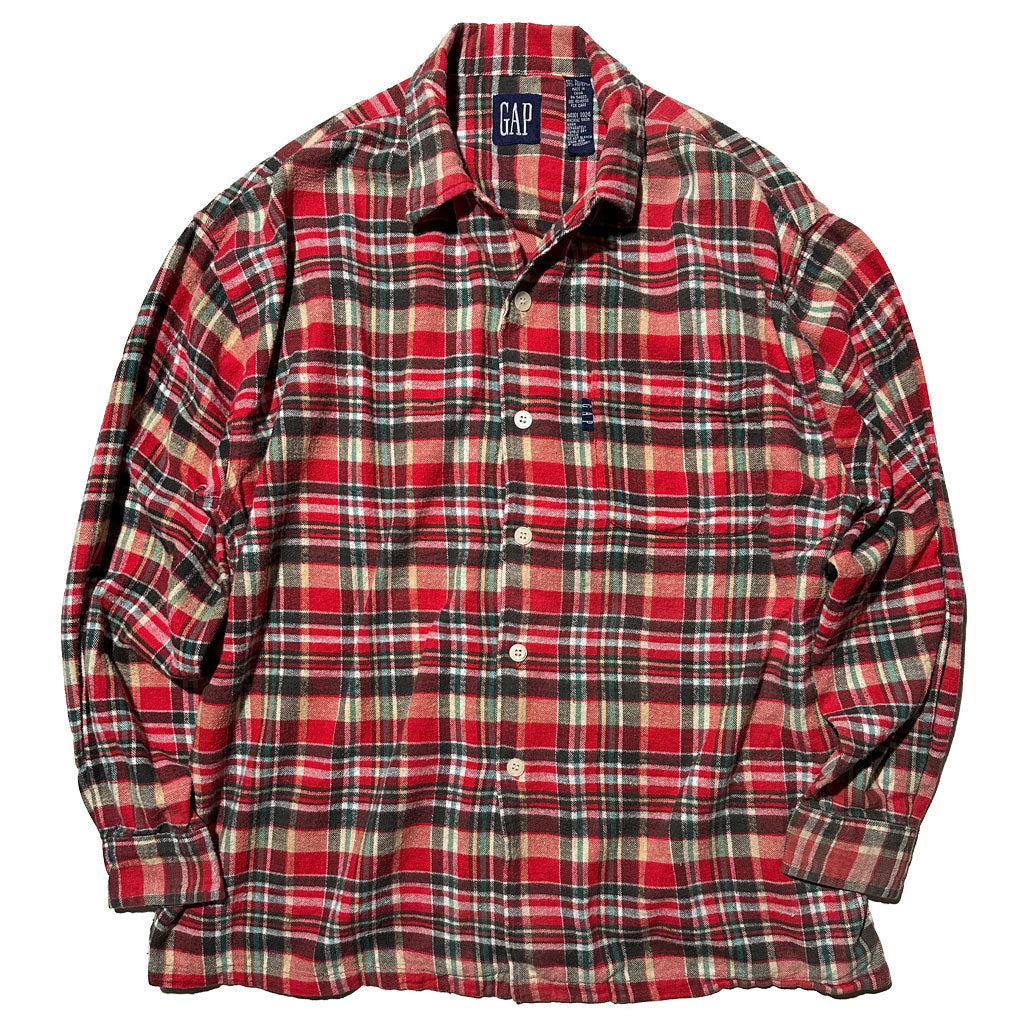 "90s GAP" Plaid Loop Shirt