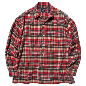 "90s GAP" Plaid Loop Shirt