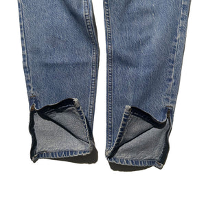 "90s GUESS" Zip up Denim Pants