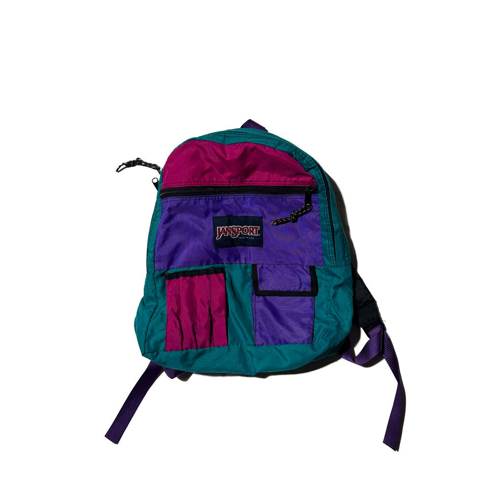 "90s JANSPORTS" Multi color Backpack