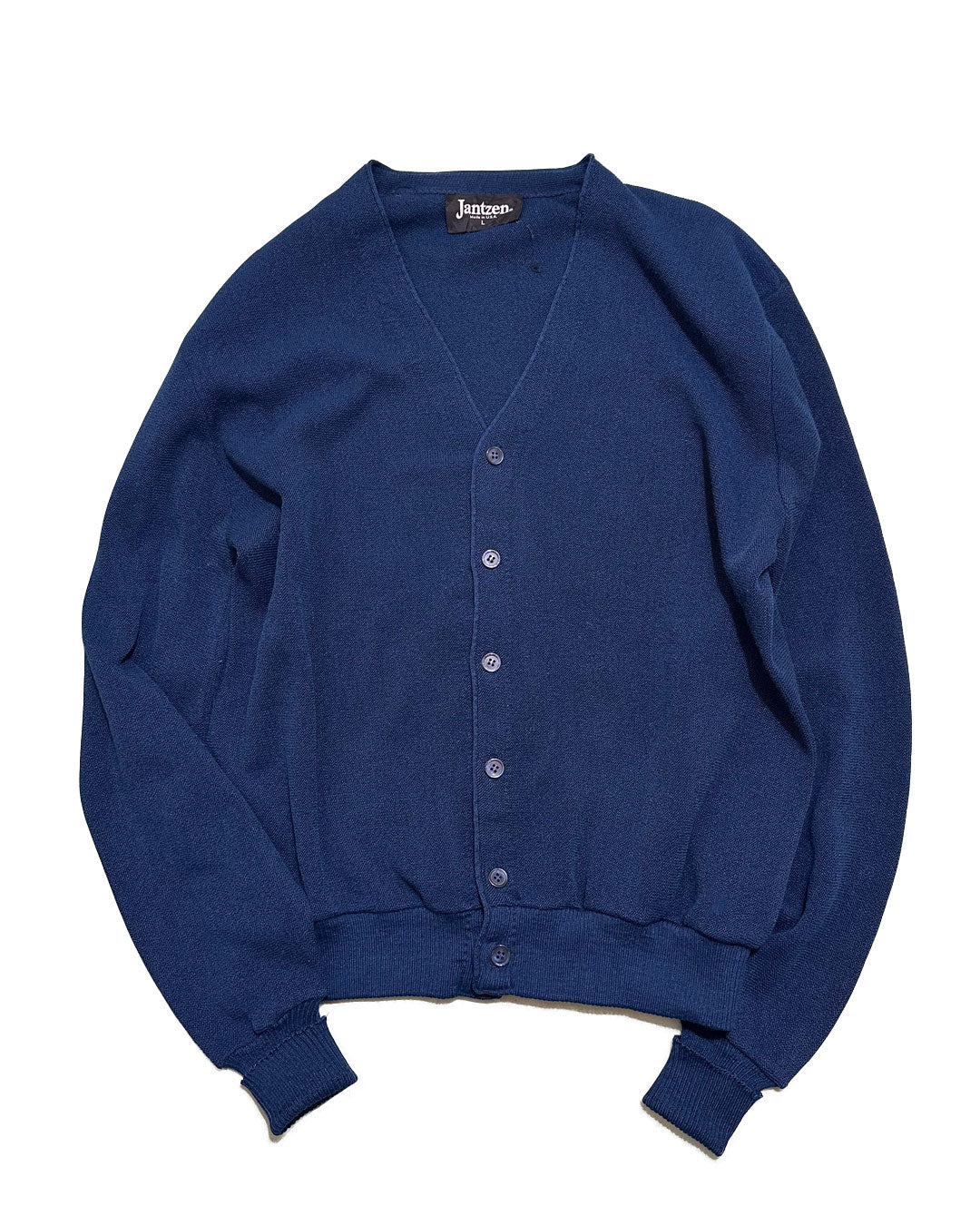 "80s Janzen" polyester Knit cardigan