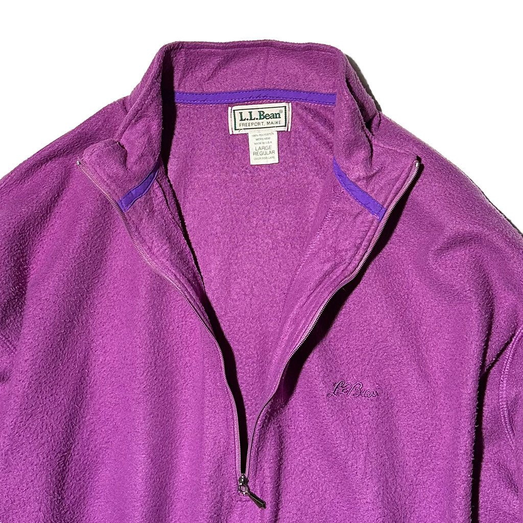 "90s L.L Bean" Half zip Fleece