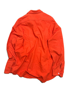 "70s BIGMAC" Orange flannel Shirt