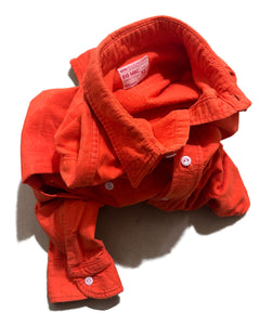 "70s BIGMAC" Orange flannel Shirt