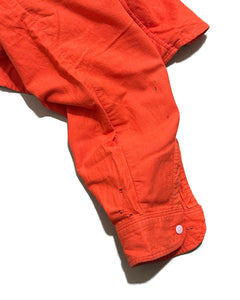 "70s BIGMAC" Orange flannel Shirt