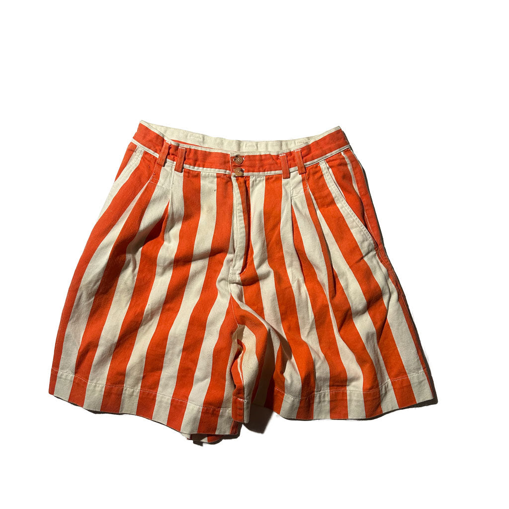 " BE "  Striped shorts