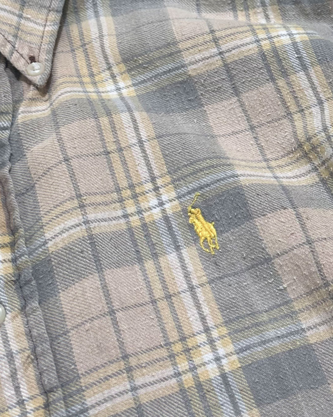 "POLO COUNTRY" Plaid B/D Shirt