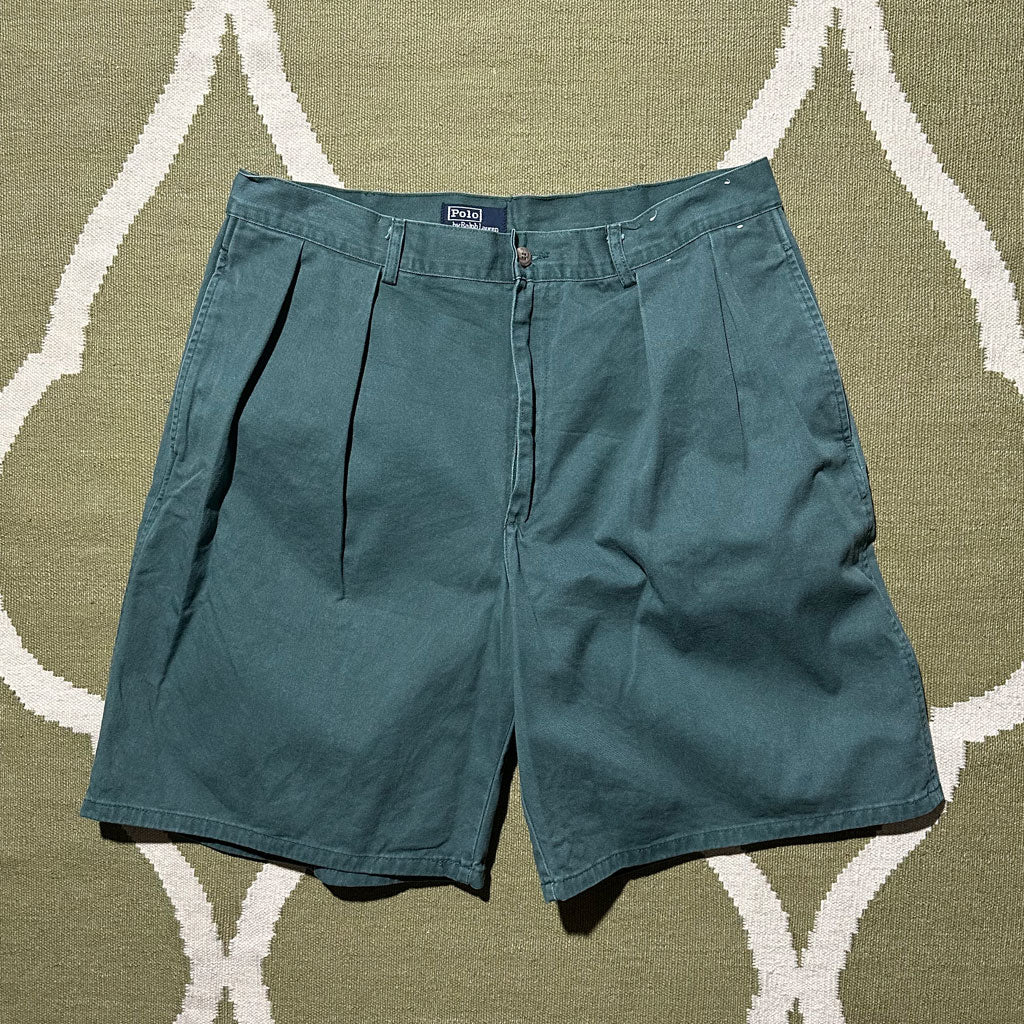 購入本物 Ralph Lauren Made in USA 2tuck shorts - パンツ