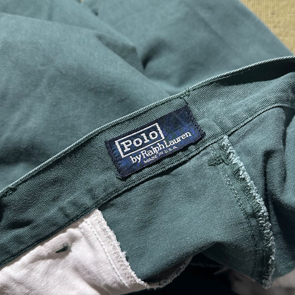 "90s POLO Ralph Lauren" 2tuck shorts