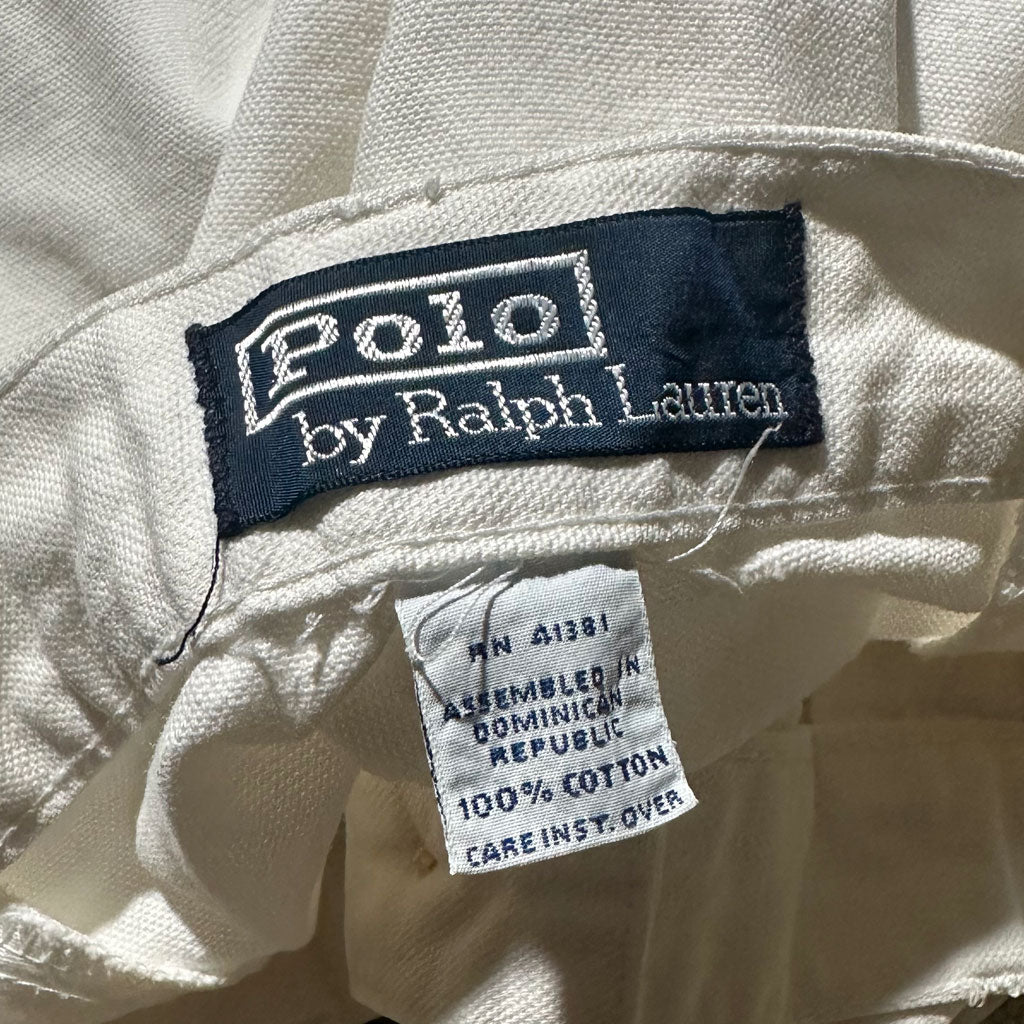 "90s POLO Ralph Lauren" 2tuck canvas shorts
