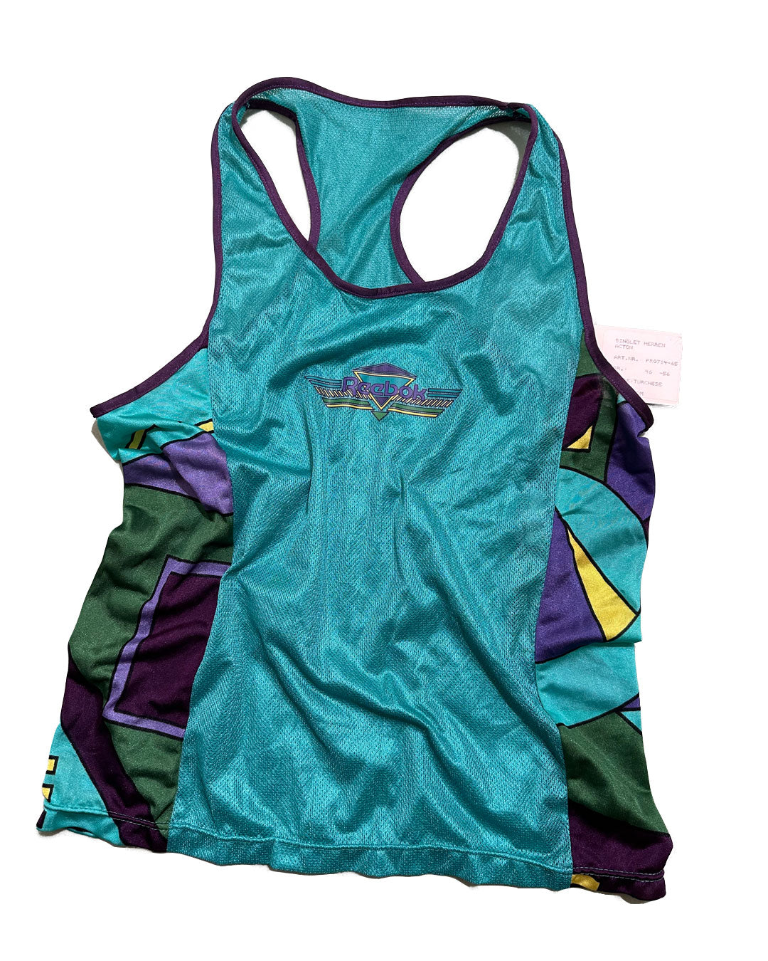 "90s Reebok" Mesh Tank Top