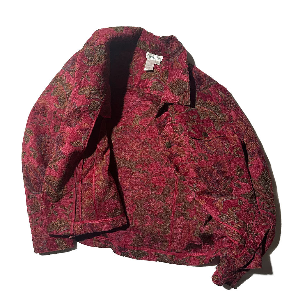 "90s Coldwater Creek" Jacquard Jacket