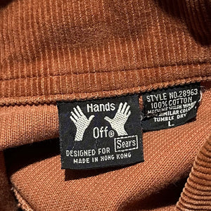 "70s Hands off" corduroy jacket