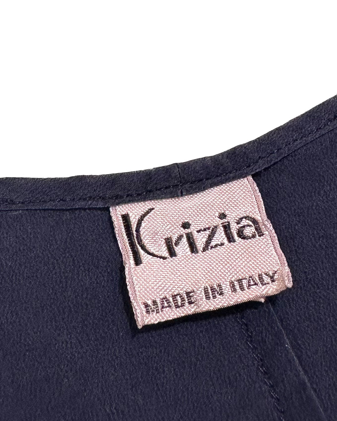 "100%Silk" Deep V neck