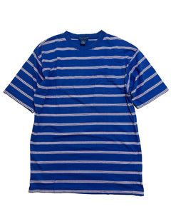 "90s TOWNCRAFT" Striped Pocket Tee