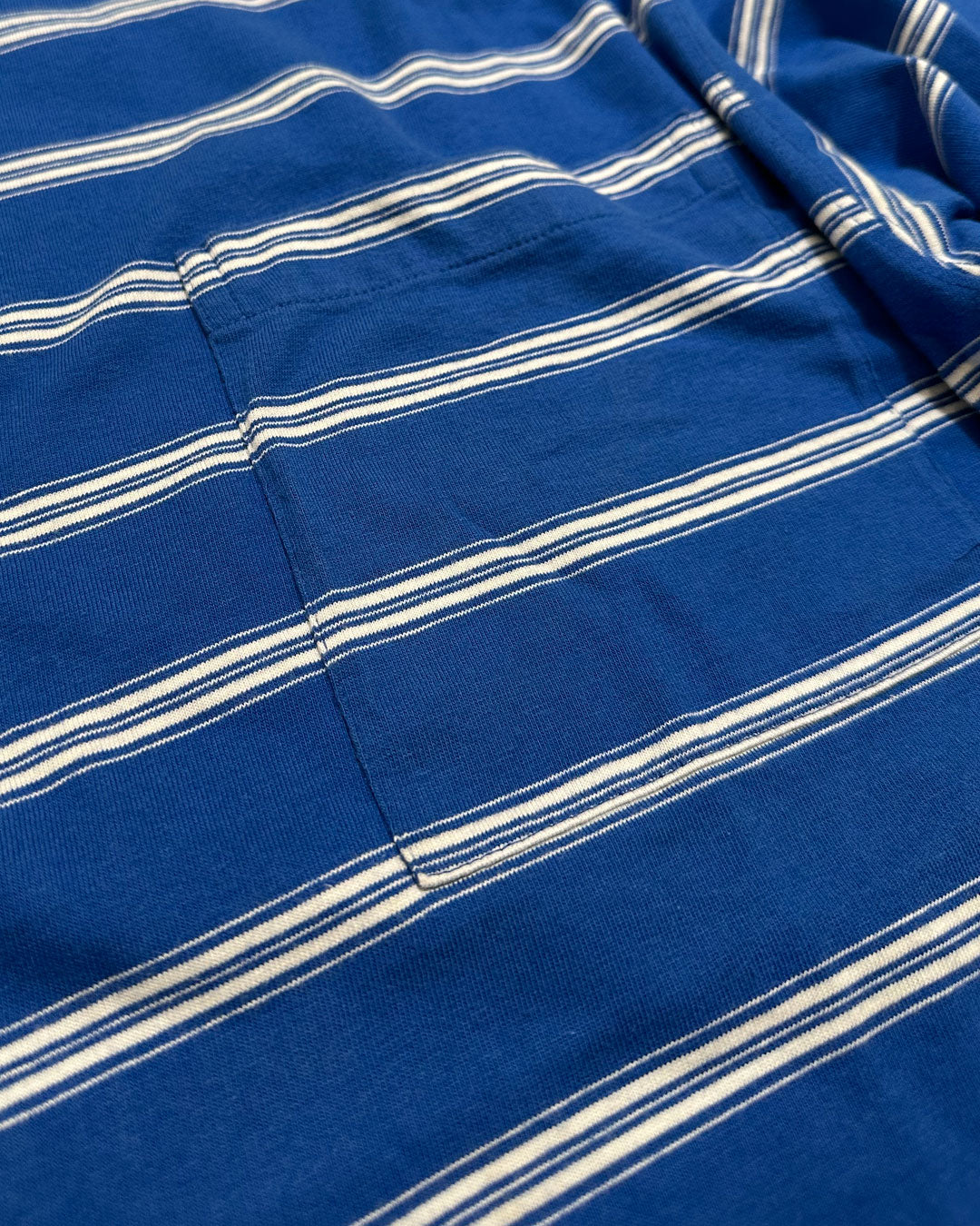 "90s TOWNCRAFT" Striped Pocket Tee
