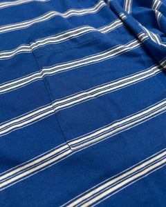 "90s TOWNCRAFT" Striped Pocket Tee