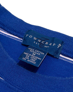 "90s TOWNCRAFT" Striped Pocket Tee