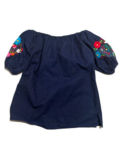 Bohemian embroidery Smock
