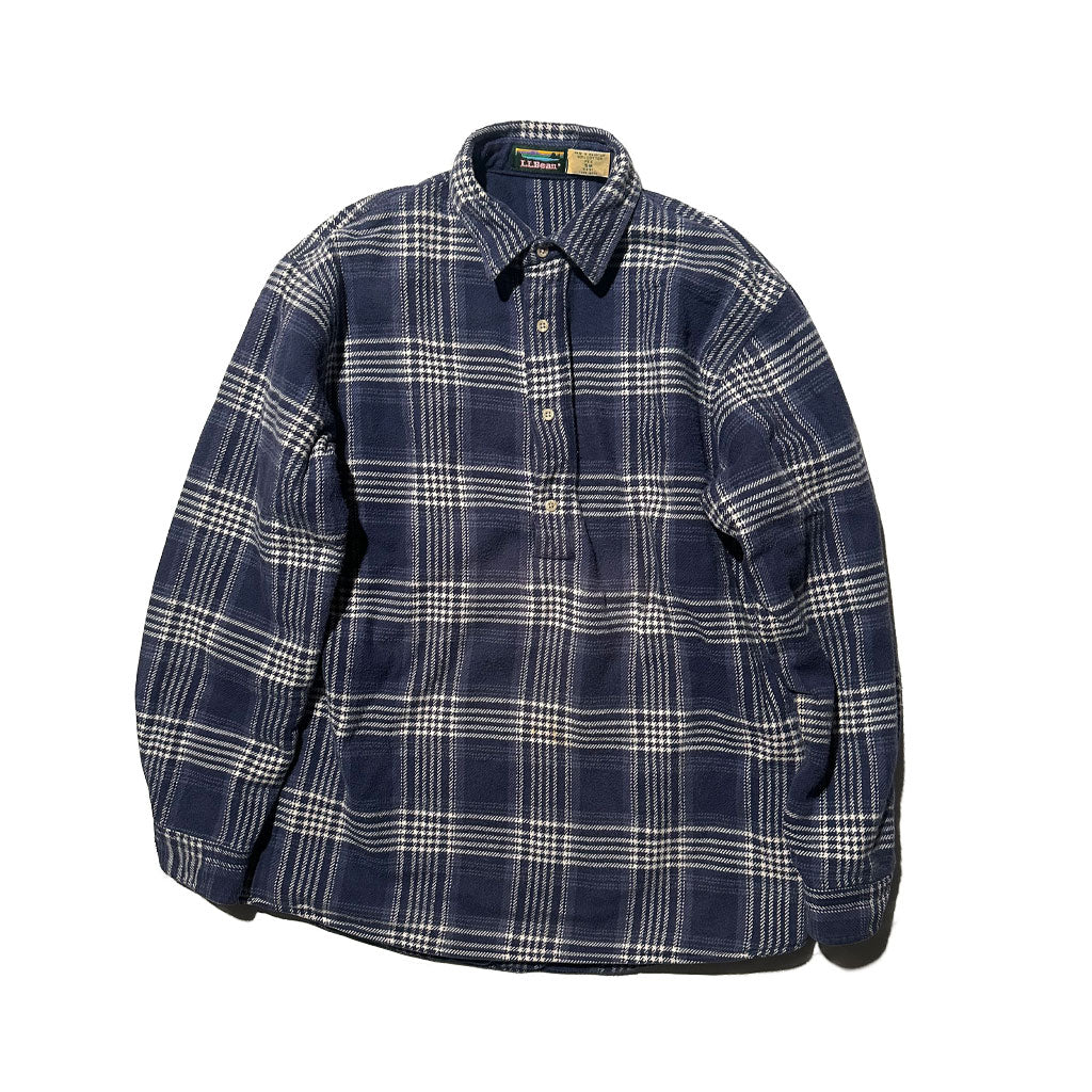 "90s L.L Bean" Double Face Pullover Shirt