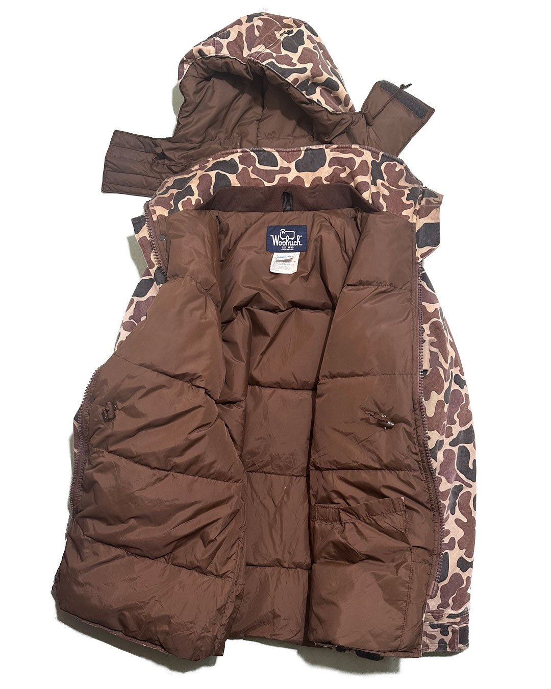 "80s Woolrich" Hunting camo Down Jacket GORE-TEX